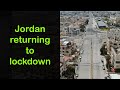 Amman, Jordan Country under lockdown again - Drone Footage