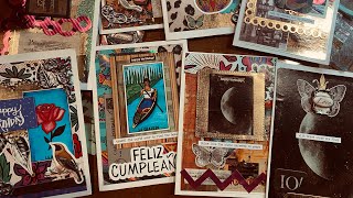 Stash buster card project - Tim holtz, Basic Grey, Crafty Chica and more