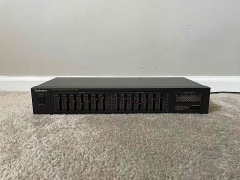 Technics SH-8016 Stereo Graphic Equalizer EQ - YouTube