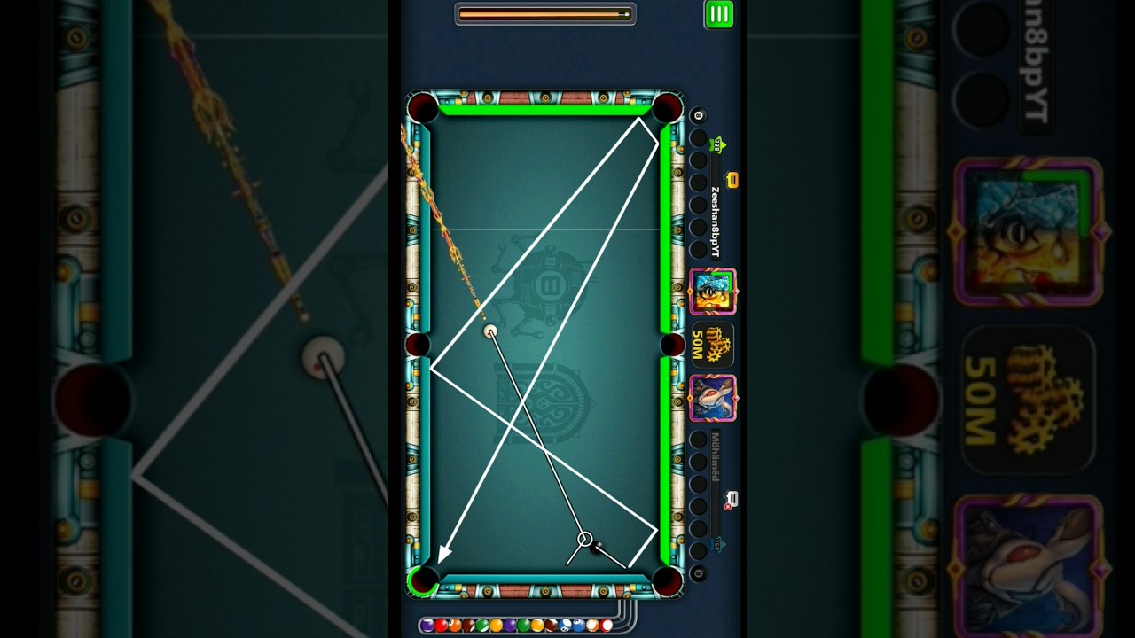 8 ball pool trickshot tutorial in berlin | How to play trickshots in 8 ball pool | 