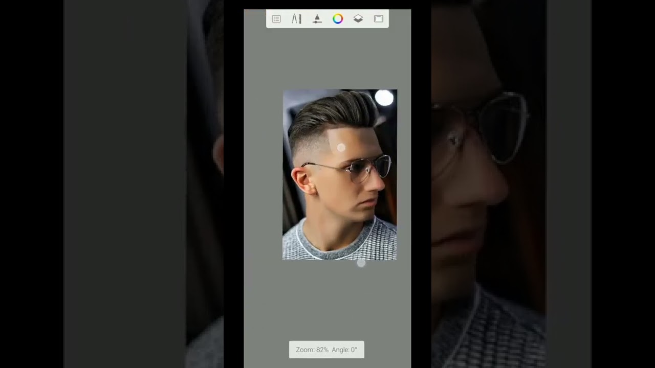 hair cut editing | Hair style photo editing video by autodesk 
