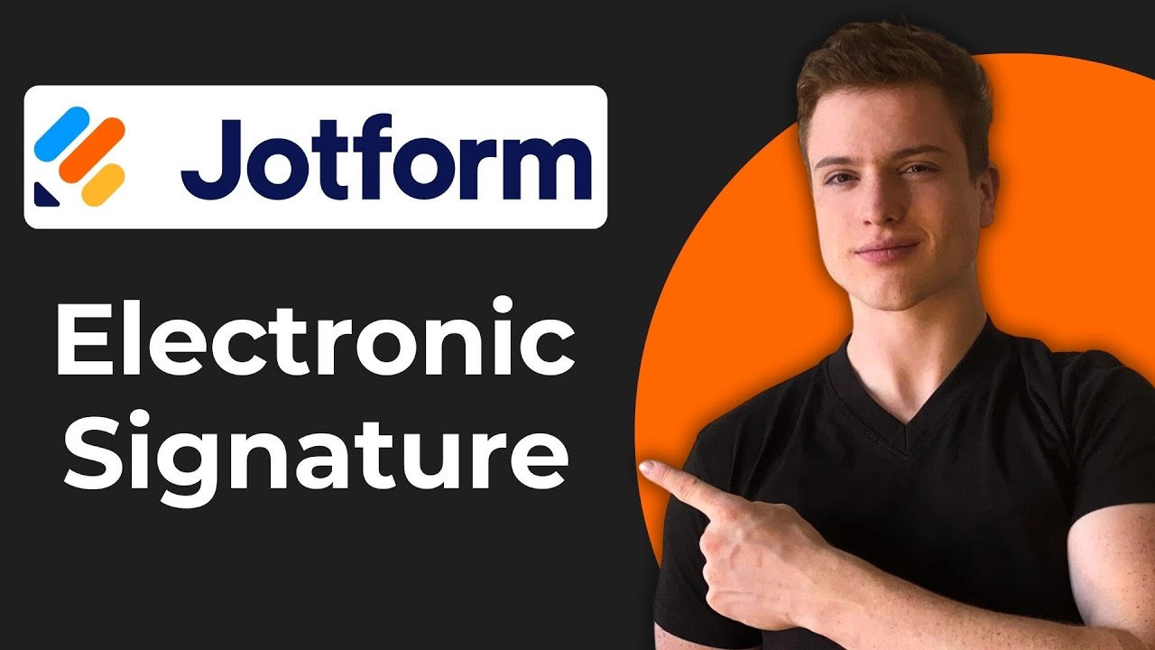 How To Add Electronic Signature In Jotform (Quick Guide) - YouTube