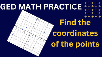 How to Find the Coordinates of a Point on a Graph - GED Math