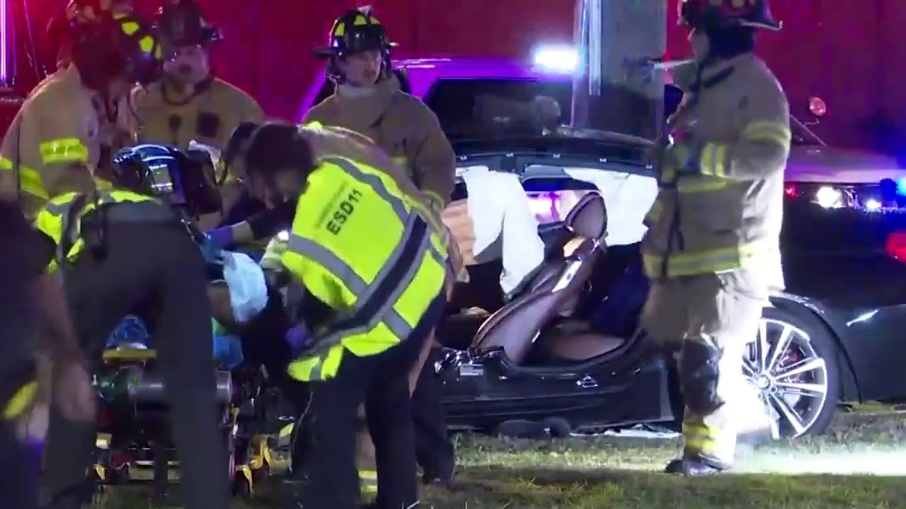 Driver arrested, passenger trapped inside vehicle after crashing out ...