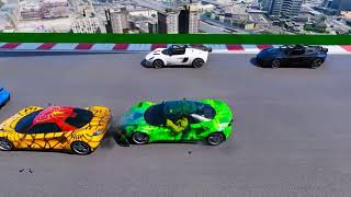 New racing GTA V Super and trucks Cars Stunt Race Challenge