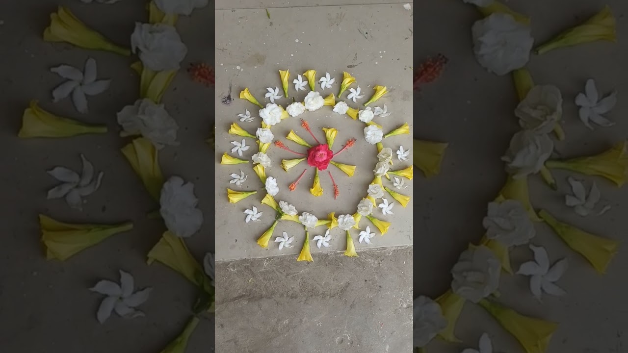 #flowerrangoli