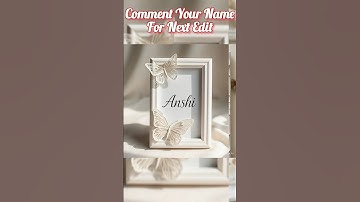 Frame name editing||#ytshorts#imagecreation#meta#ai#frame#nameart