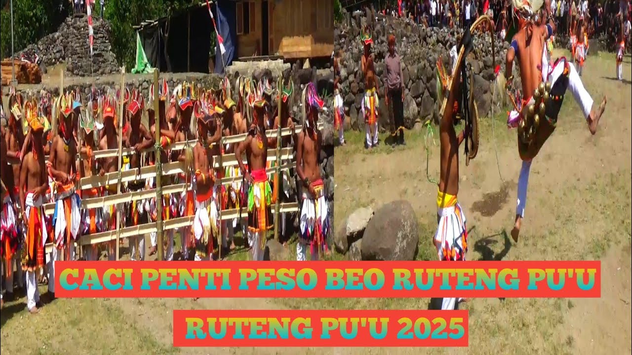 Cacii Penti Peso Beo Ruteng Pu'u 2025 || Tarian Caci Budaya Manggarai 