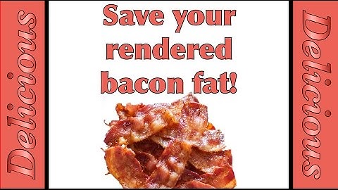 How And Why To Save Your Bacon Grease