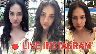 Anya Geraldine Live instagram di bali