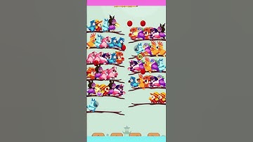 Bird sort 2 color puzzle. #games #birds #gaming #gamepuzzle #wordpuzzlegame