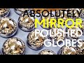 Mezmoglobe mirror perfectly polished aluminum globes