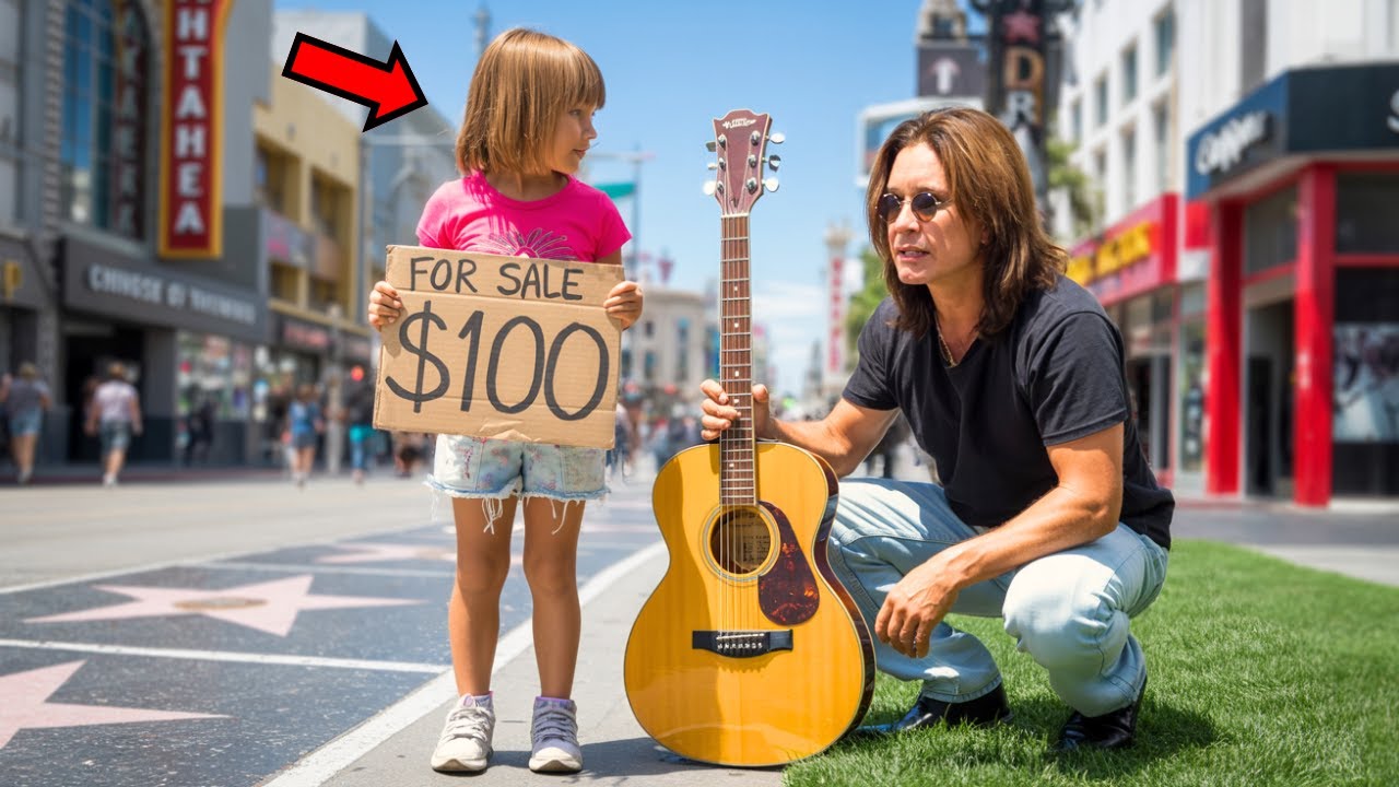 9-Year-Old Girl Tries To Sell Her Late Father's Guitar For $100, Then Ozzy Osbourne Showed Up