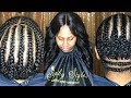 Simple Braid Pattern For Wig Installs Crochet And Sew in’s (BEGINNER FRIENDLY)