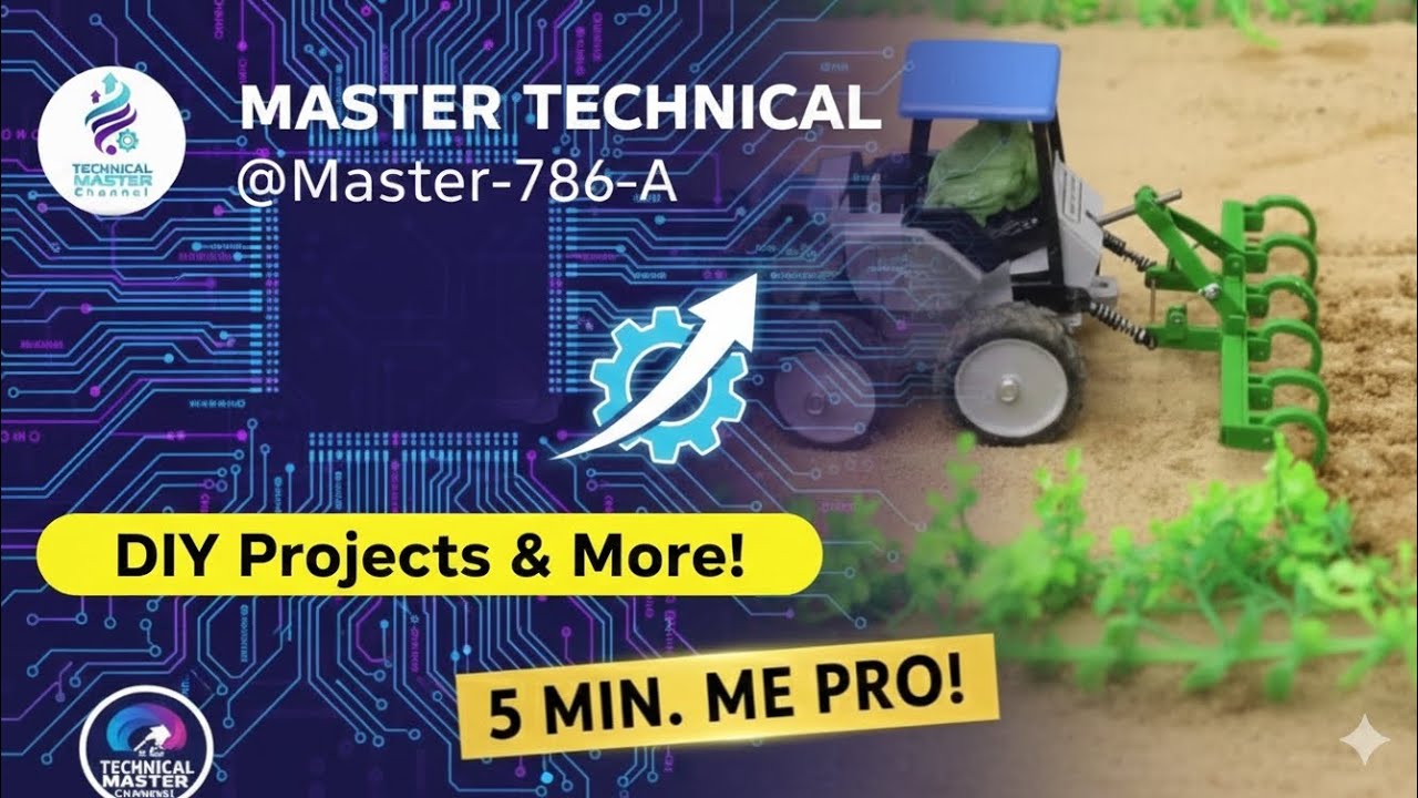 Chhote Scale Par Farming Project 🚜 | DIY Automatic Seeding Machine 2025 