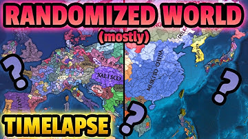 EU4, But All Countries Are Swapped! (not really but close enough) | AI Only Timelapse