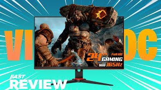 MONITOR GAMER 165HZ AOC VIPER 24'' - 24G2SE