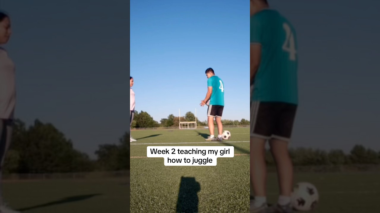 Week 2 teaching my girl how to juggle 