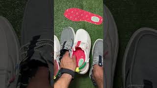 HEYDUDE Wally Golf Essentials Golfing Shoes Comfortable Lightweight Slip on Golfer Shoe
