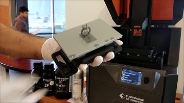 First Print with FlashForge Hunter DLP 3D Printer