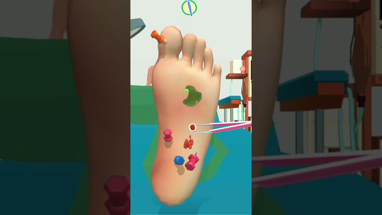 👣Foot Clinic👣ASMR Feet Care:All Levels Gameplay Best Android,ios Mobile Gameplay Offline