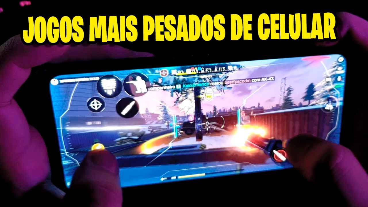 TESTANDO JOGOS MAIS PESADOS DE CELULAR ULTRA GRAFICO NO ROG PHONE 6 ...