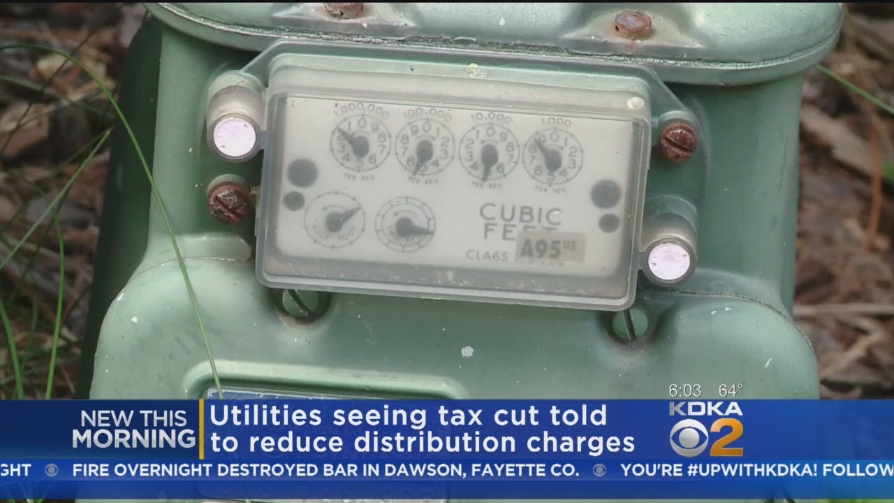 Utilities Seeing Tax Cut Told To Reduce Distribution Charges For Consumers