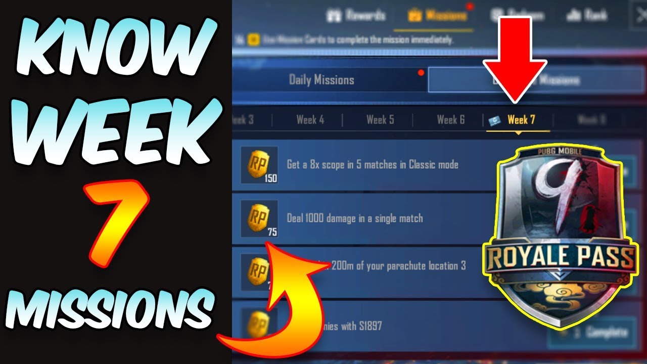 Pubg Mobile || Season 9 Week 7 All Mission Explained (Hindi)