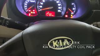 How to Diagnose Kia Rio Faulty Coil Pack | Doc Erik