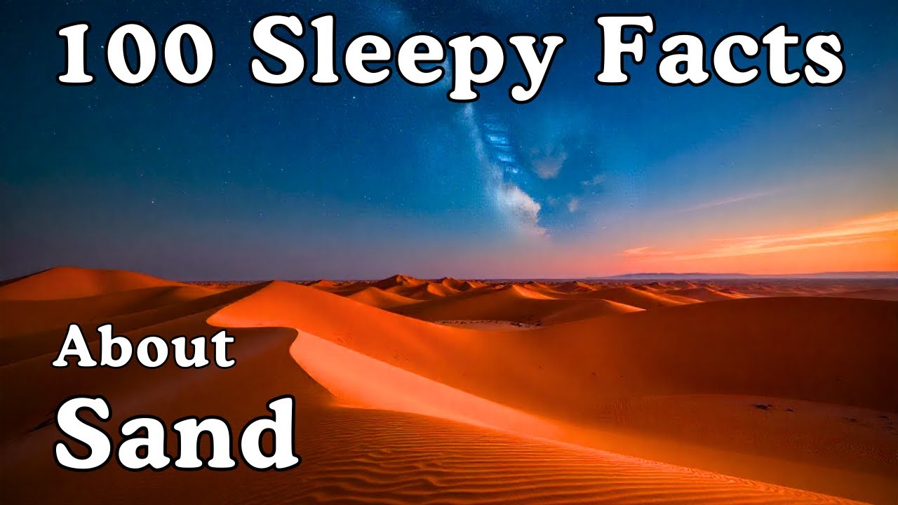 Sandfacts The Most Relaxing Facts About Sand to Fall Asleep To - Dreamy Science ...