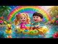 Row Row Row Your Boat Gently Down the Stream 🛶 | Active 3D Action Song | Cocomellon