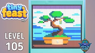 Tiny Feast Level 105: Gameplay Solution
