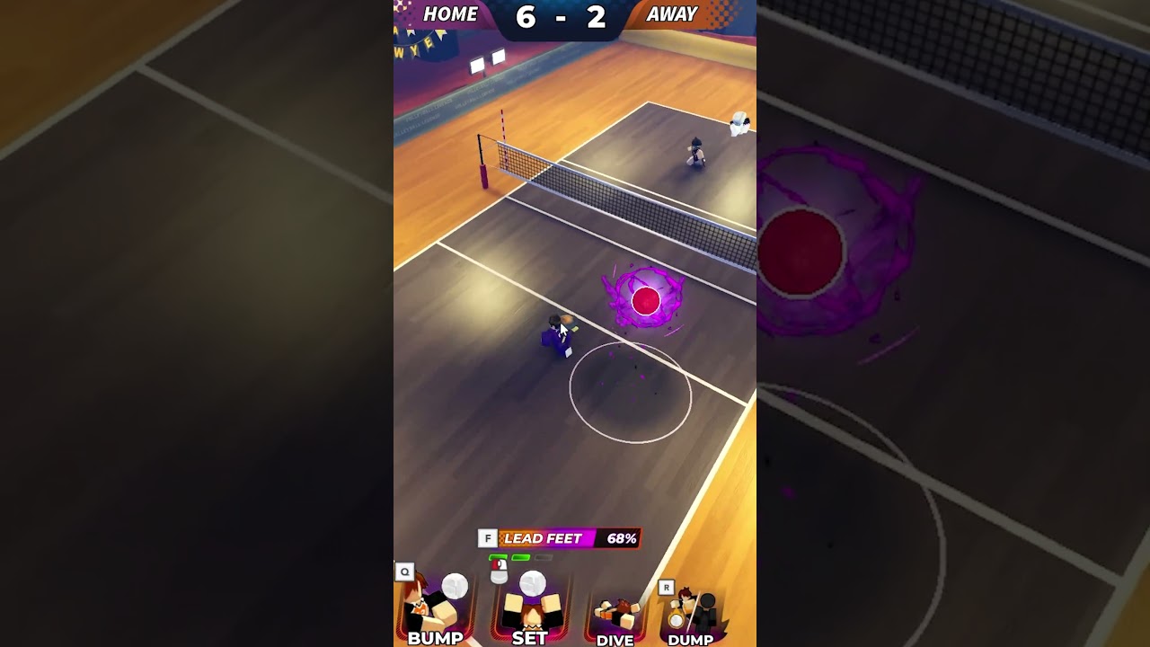 POV: you read the opponents PERFECTLY with LEAD FEET in Volleyball Legends!