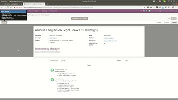ERP Leave Allocation, Leave Request