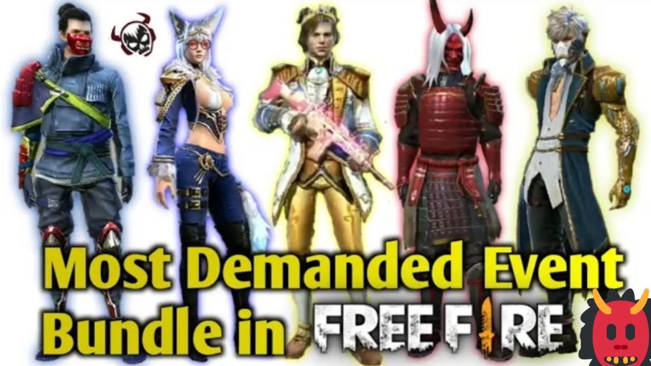 Free fire 🔥 unique bundels and rare bundles and most demanded bundles 🔥🔥😎 YouTube