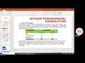 pure integer linear programming jewelry shop part0 #operationsresearch 2 (بحوث عمليات)
