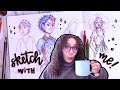 End of Year *Party* Sketch With Me Q&A