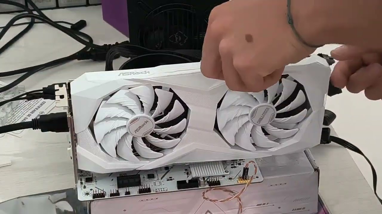 Unboxing and Testing of the Asrock Challenger RX 6600 White 