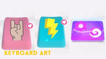 Keyboard Art All Levels Gameplay Trailer (IOS,Android)