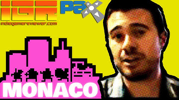 "Monaco" - PAX Prime 2012 - Andy Schatz indie game dev interview