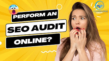 4.  Perform An SEO Audit online?