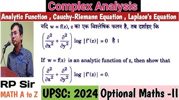 If w=f(z) is an analytic function of Z then show that (d^2/dx^2+d^2/dy^2) log|f