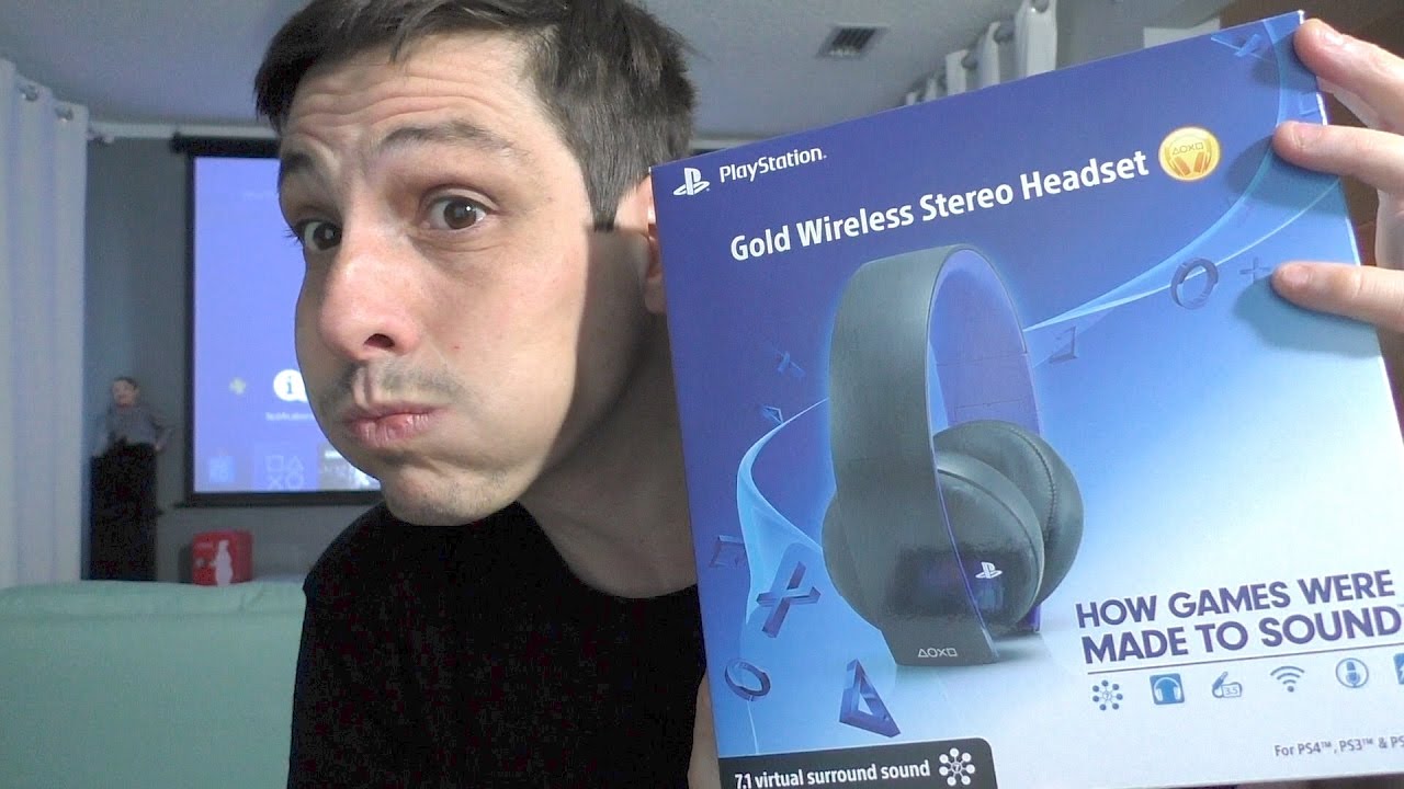 Unboxing PS4 Gold Wireless Stereo Headset - Cuffie per giocare con la  Playstation 4 - YouTube