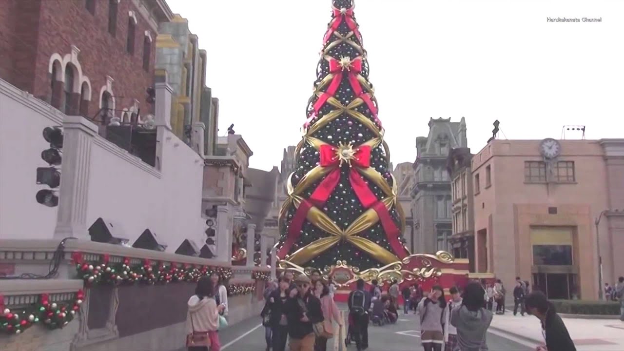 Usj クリスマスツリー２０１４まで歩いてみた Youtube