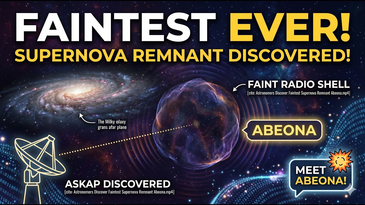 Astronomers Find the Faintest Supernova Remnant Ever: Meet Abeona