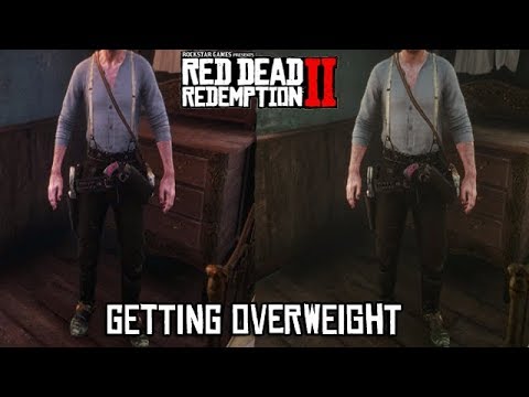 Red Dead Redemption 2 How To Get Overweight - YouTube