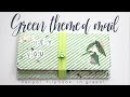 Happy Mail Tutorial: All in Green! | Snail Mail Ideas