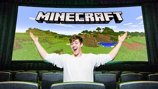I Played Minecraft in a Movie Theater!