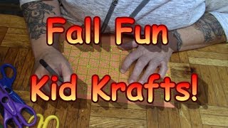 Fun Fall Kid Krafts! Thanksgiving Place Mats!