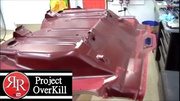 AMD Trunk Pan Replacement Welding Prep "1972 Camaro Project OverKIll"